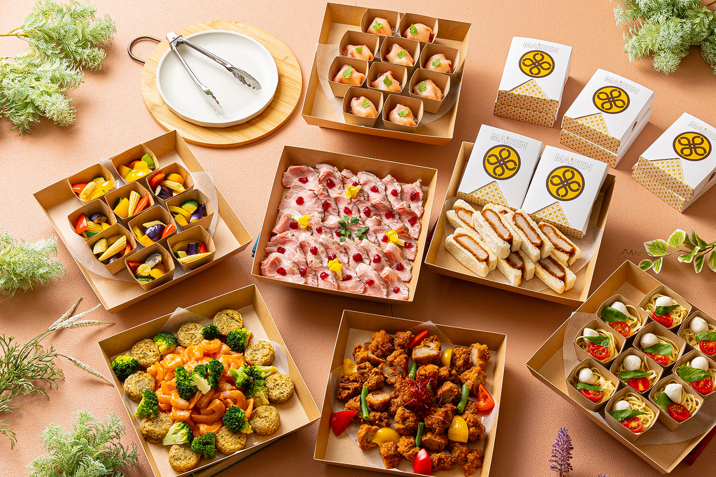 ワンウェイプランB（冷製料理7品）10名分想定